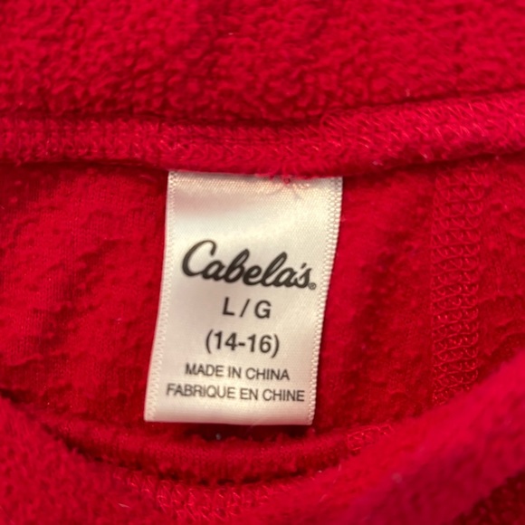 Cabela’s - Pink Fleece Pants - Cold Gear Under Layers - Girl’s Large 14-16 - Picture 4 of 4